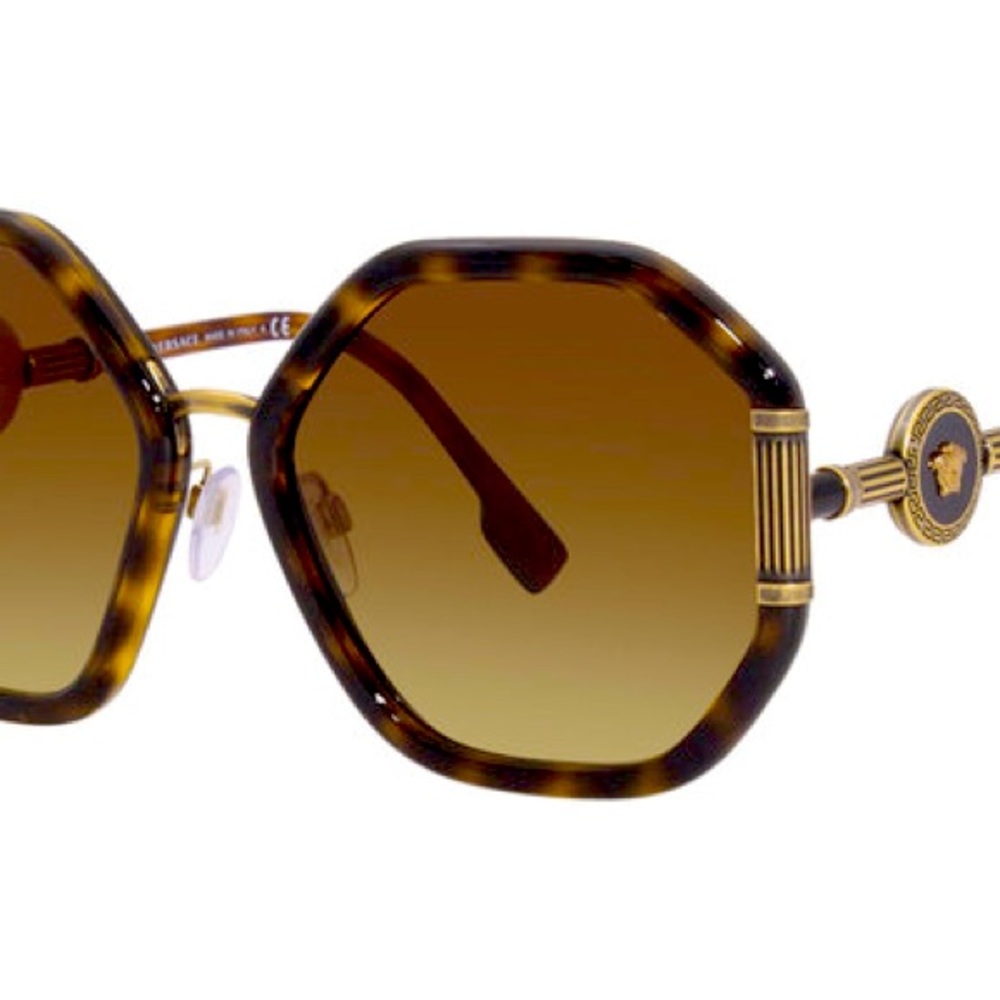 Versace Havana Sunglasses in Brown Gradient